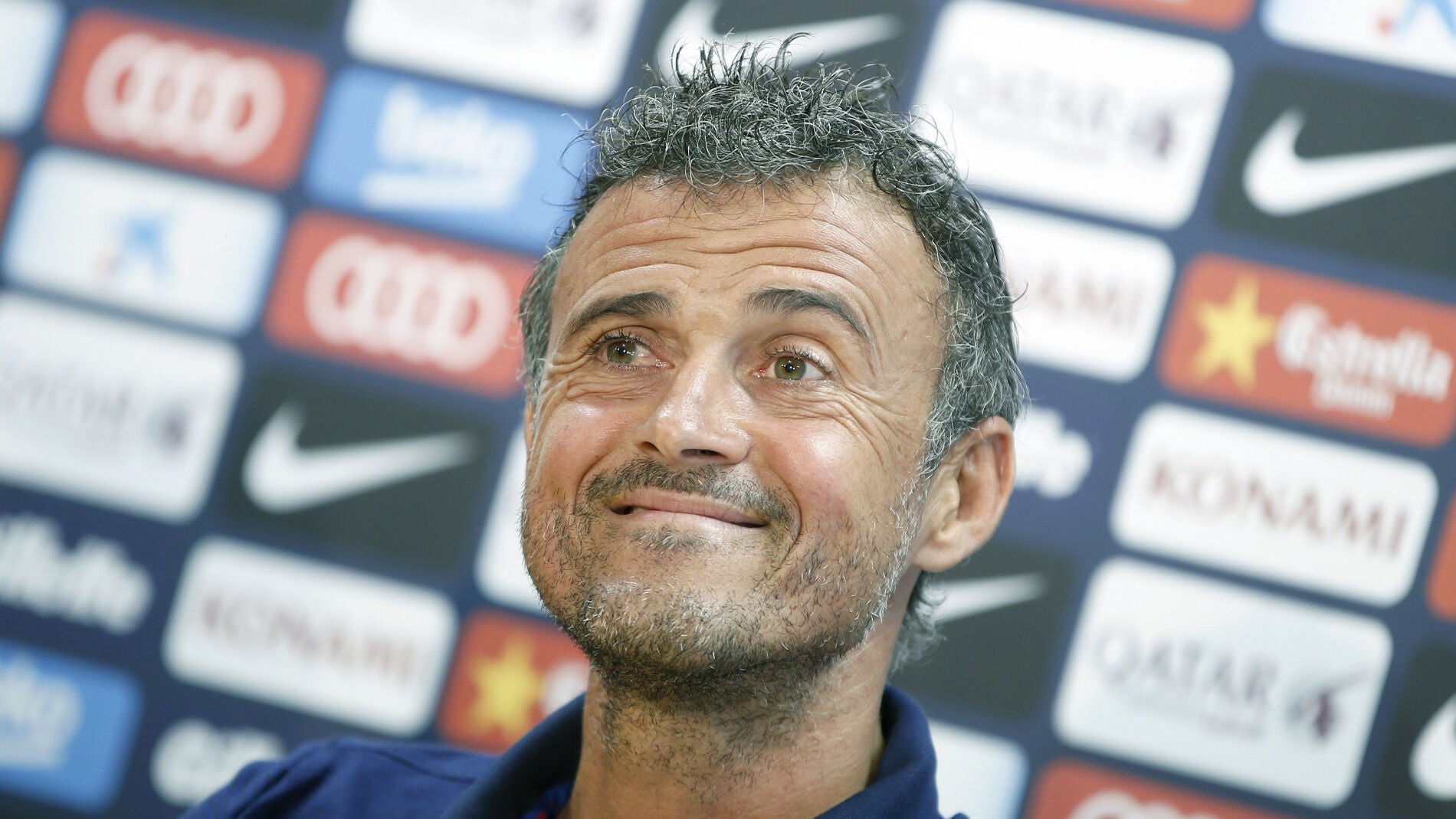 Luis Enrique, en rueda de prensa