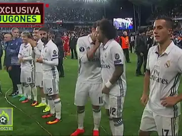 Los sonidos más exclusivos de los jugadores del Madrid en la Supercopa de Europa Los sonidos más exclusivos de los jugadores del Madrid en la Supercopa de Europa