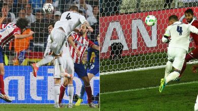 Sergio Ramos calcó el gol de Lisboa también en el descuento: 