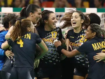 Las Guerreras de balonmano ganan a Brasil Las Guerreras de balonmano ganan a Brasil