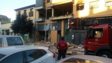 Explosión y posterior incendio en una vivienda de Tudela (Navarra)