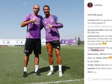 Cristiano Ronaldo vuelve a los entrenamientos del Real Madrid Cristiano Ronaldo vuelve a los entrenamientos del Real Madrid