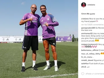 Cristiano Ronaldo vuelve a los entrenamientos del Real Madrid Cristiano Ronaldo vuelve a los entrenamientos del Real Madrid
