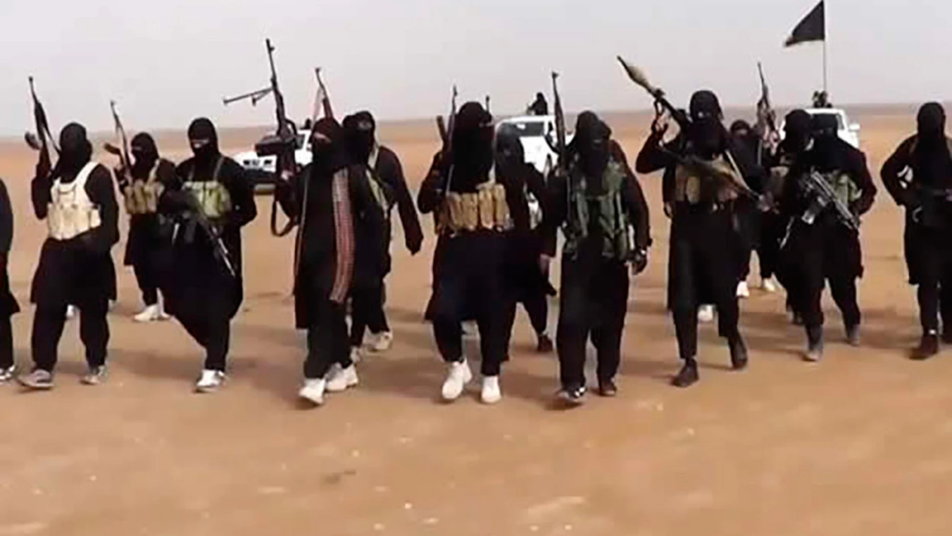 Un grupo de terroristas de Daesh Un grupo de terroristas de Daesh