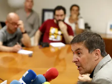 El candidato a lehendakari por EH Bildu, Arnaldo Otegi El candidato a lehendakari por EH Bildu, Arnaldo Otegi