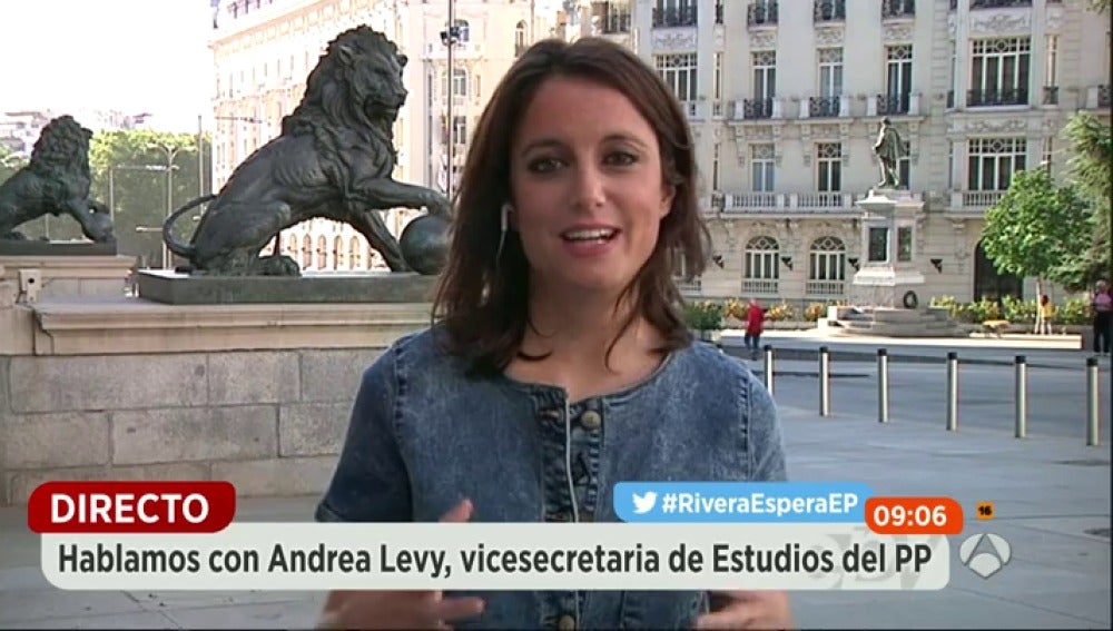 Andrea Levy en Espejo Público