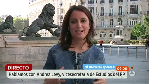 Andrea Levy en Espejo Público Andrea Levy en Espejo Público