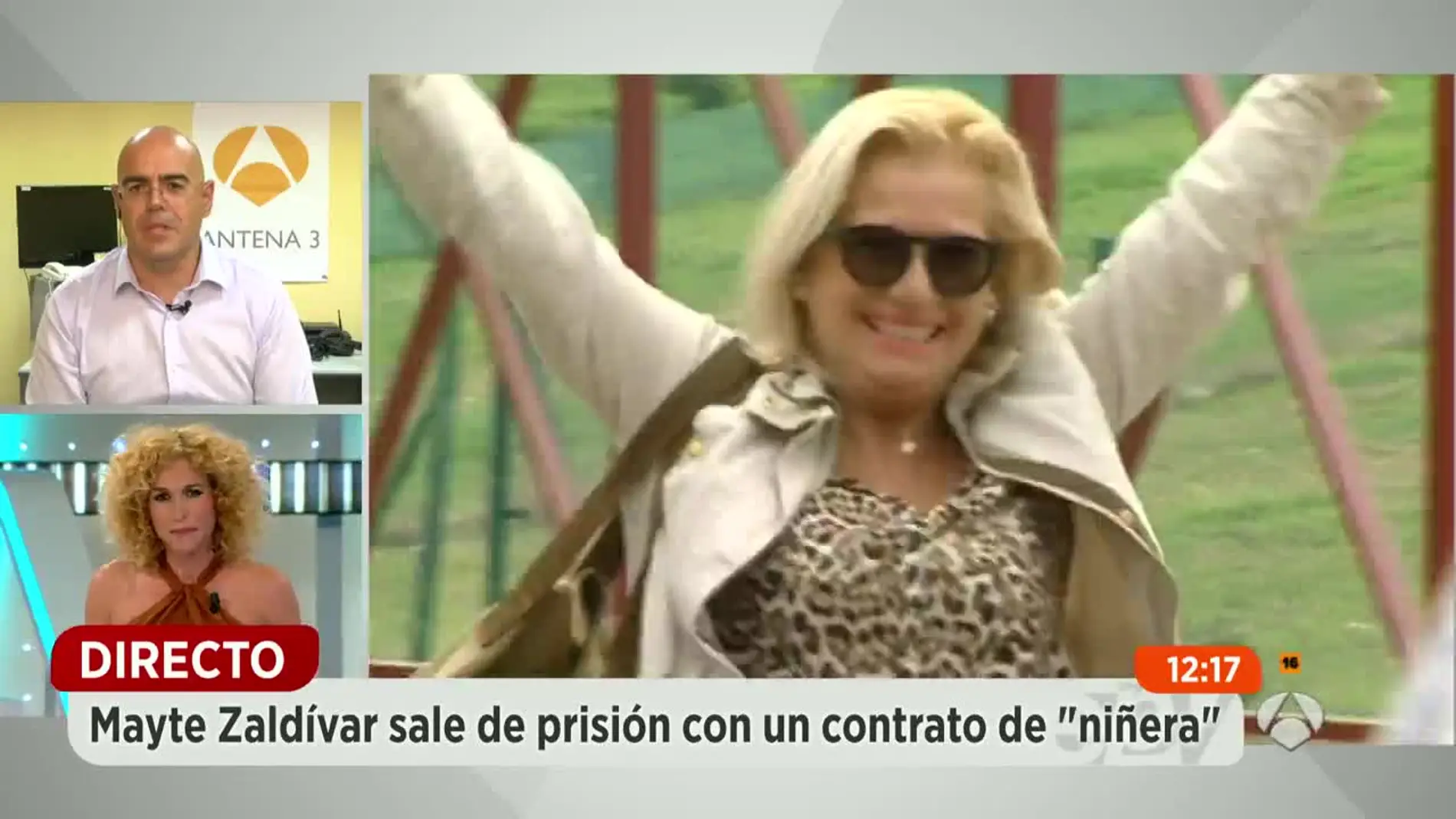 Mayte Zaldívar sale de prisión con un contrato de 'niñera'