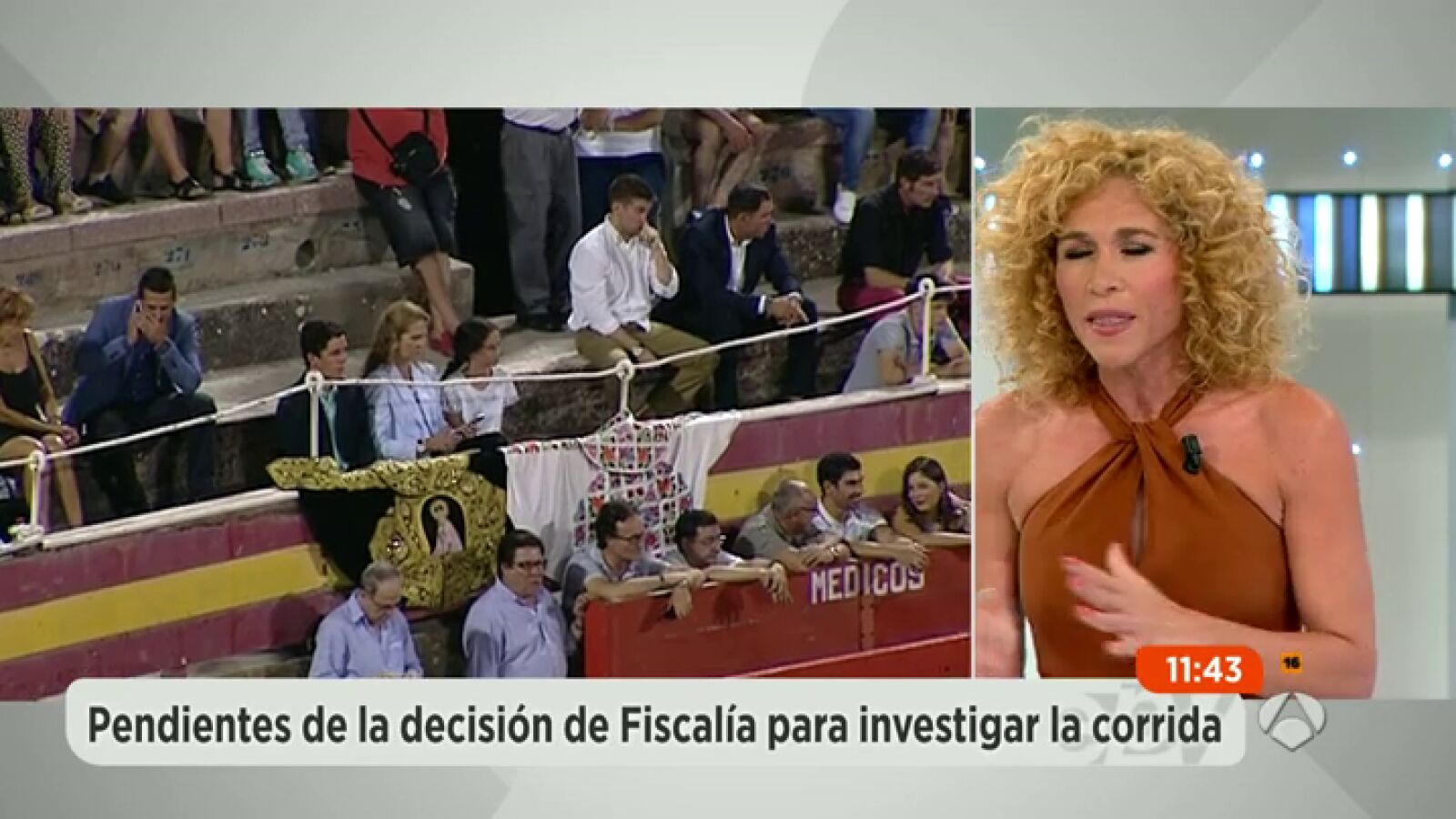 La Infanta Elena crea polémica al llevar a sus hijos a los toros