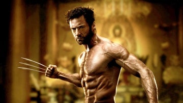 Hugh Jackman caracterizado como Lobezno