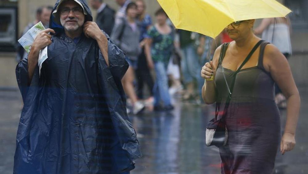 Lluvias al norte de España