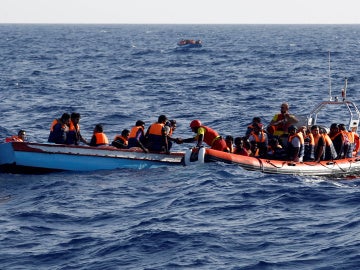 Rescate frente a las costas de Libia