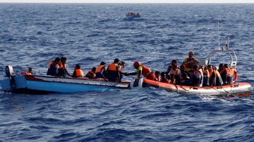 Rescate frente a las costas de Libia