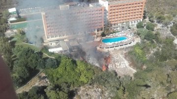 hotel donde han sido desalojadas 800 personas por un incendio
