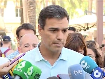 Frame 3.83278 de: Pedro Sánchez insiste en que el PSOE votará “no” a la investidura de Mariano Rajoy