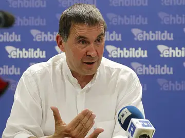 Arnaldo Otegi durante una entrevista a EFE Arnaldo Otegi durante una entrevista a EFE