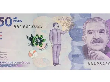 Billete de Gabriel García Márquez Billete de Gabriel García Márquez