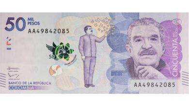 Entra en circulación en Colombia los billetes con la cara de Gabriel García Márquez