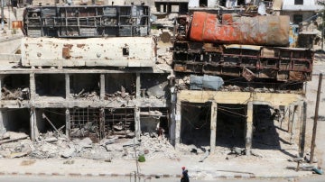 Destrucción en Alepo tras los últimos ataques