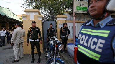 Camboya despliega más de 1.500 policías en todo el país para evitar que los estudiantes copien