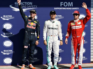 Rosberg, Verstappen y Raikkonen, los más rápidos de la Q3