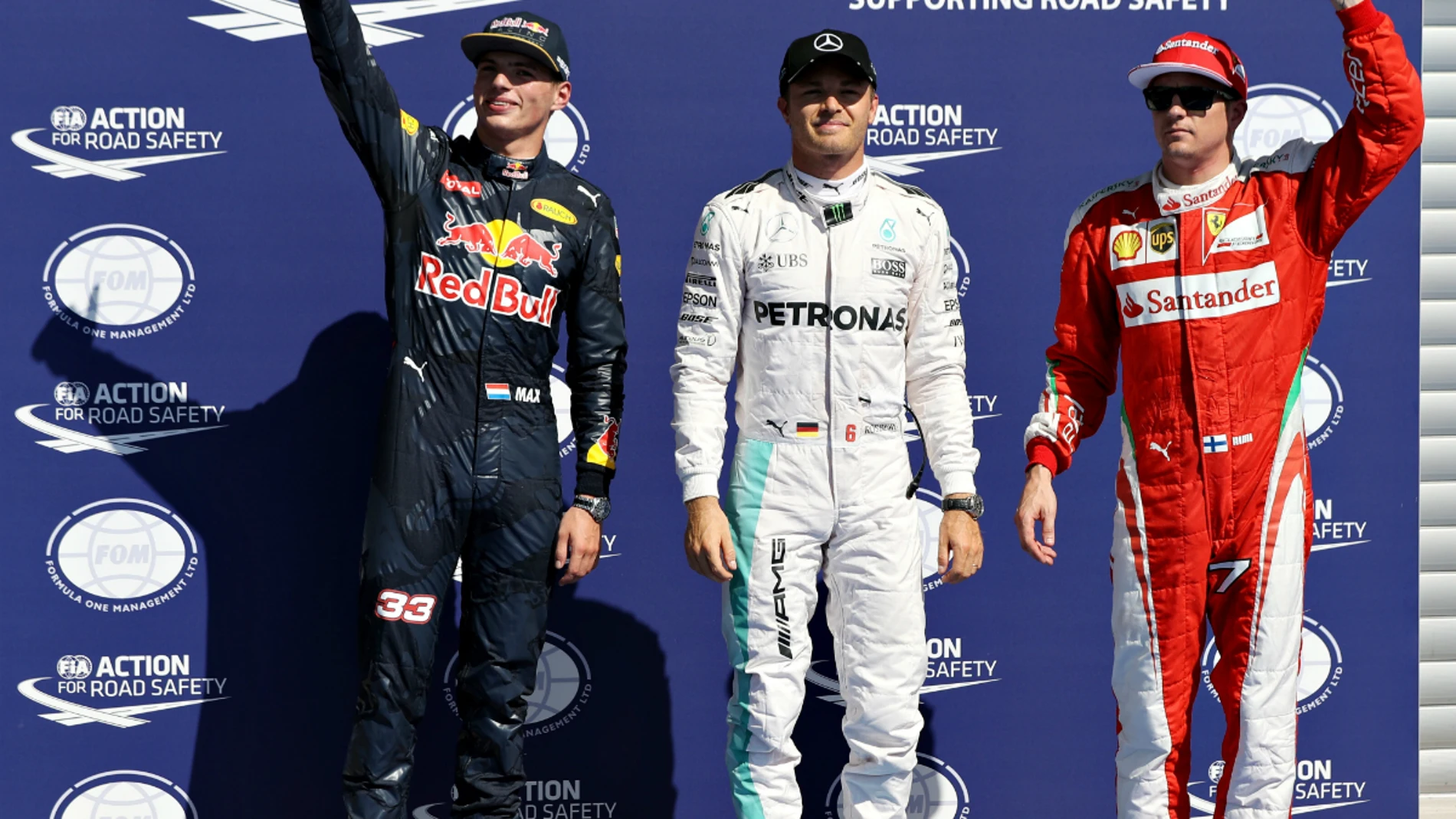 Rosberg, Verstappen y Raikkonen, los más rápidos de la Q3