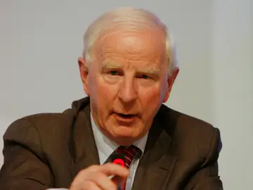 Patrick Hickey, durante una comparecencia Patrick Hickey, durante una comparecencia