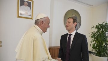 El Papa Francisco y Mark Zuckerberg