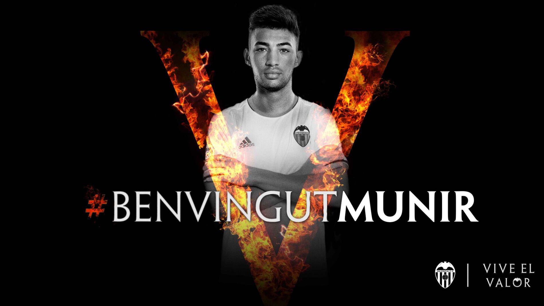 Munir, presentado como valencianista