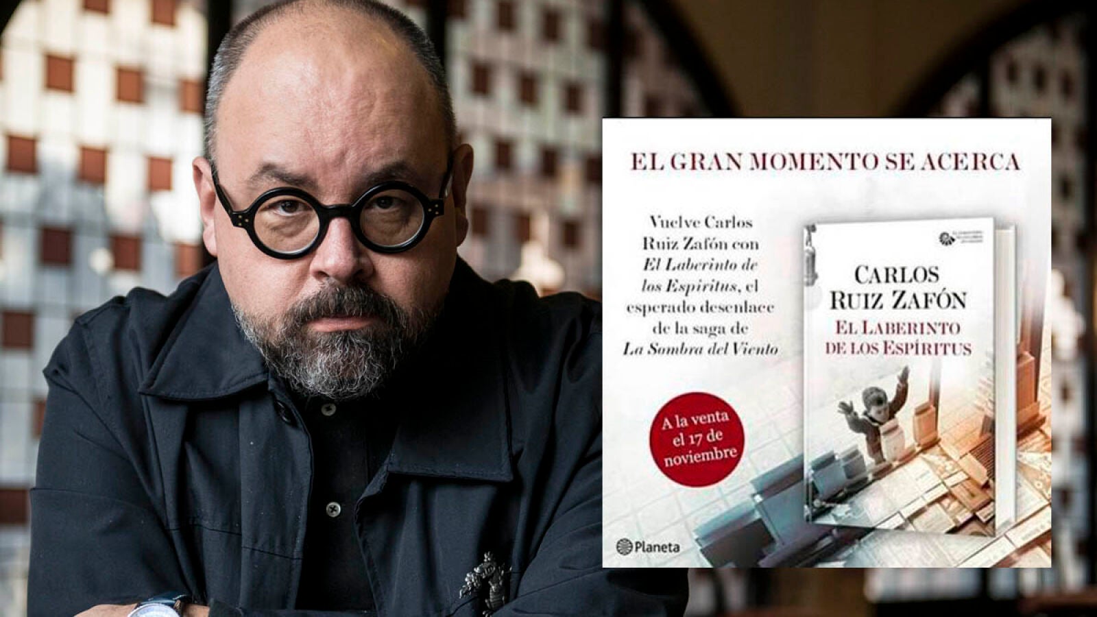 'El laberinto de los espíritus', de Ruiz Zafón, saldrá con una tirada inicial de 700.000 ejemplares 