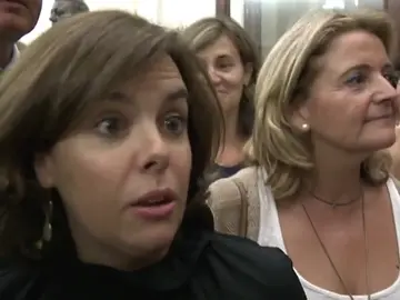 Frame 3.864778 de: Sáenz de Santamaría: “Espero que el señor Sánchez reflexione y sea consciente del momento que vivimos” Frame 3.864778 de: Sáenz de Santamaría: “Espero que el señor Sánchez reflexione y sea consciente del momento que vivimos”