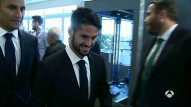 Isco confirma a las cámaras de Atresmedia que se queda en el Real Madrid