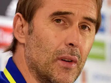 Julen Lopetegui, durante la rueda de prensa Julen Lopetegui, durante la rueda de prensa