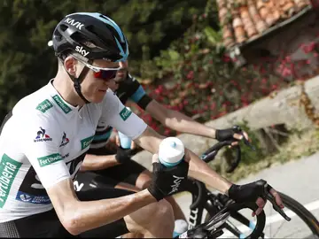 Chris Froome, durante la etapa Chris Froome, durante la etapa