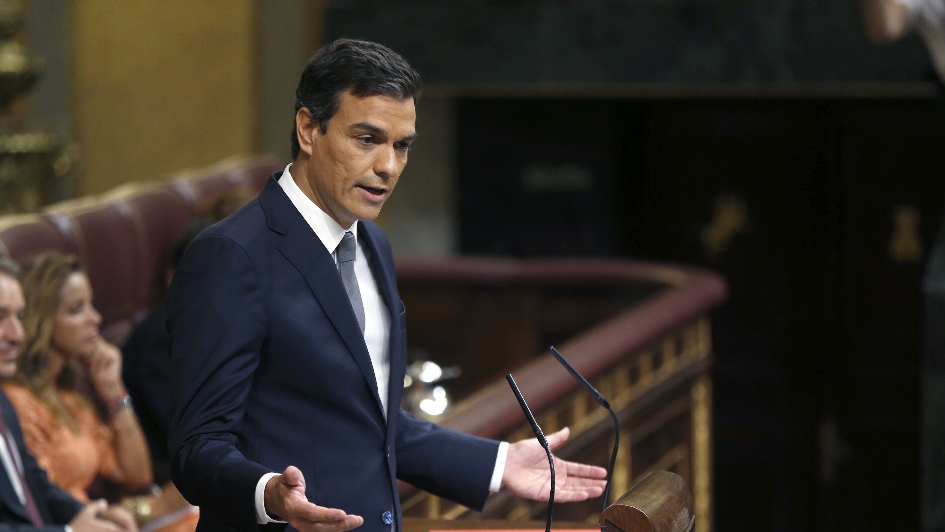 Pedro S&aacute;nchez, en el debate de investidura