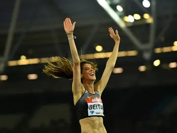 Ruth Beitia, durante la Diamond League Ruth Beitia, durante la Diamond League