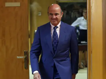 Luis de Guindos, ministro de Economía en funciones Luis de Guindos, ministro de Economía en funciones