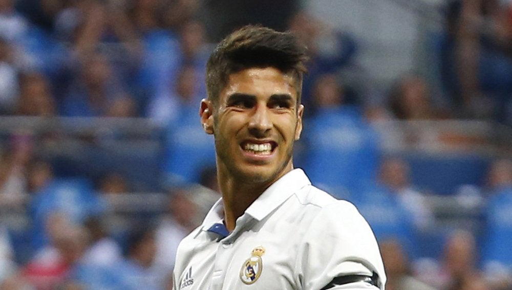 Marco Asensio, con el Real Madrid