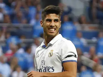 Marco Asensio, con el Real Madrid Marco Asensio, con el Real Madrid
