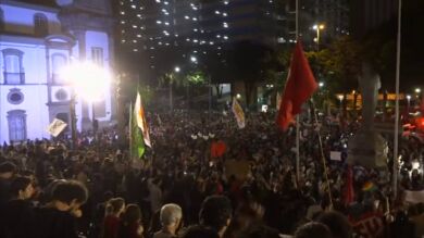 Protestas a favor y en contra de la destitución de Dilma Rousseff