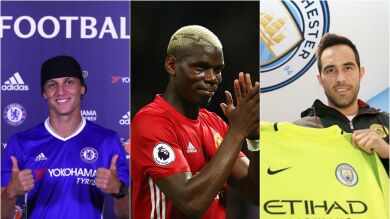 Manchester City, United y Chelsea lideraron el agitado mercado de fichajes inglés