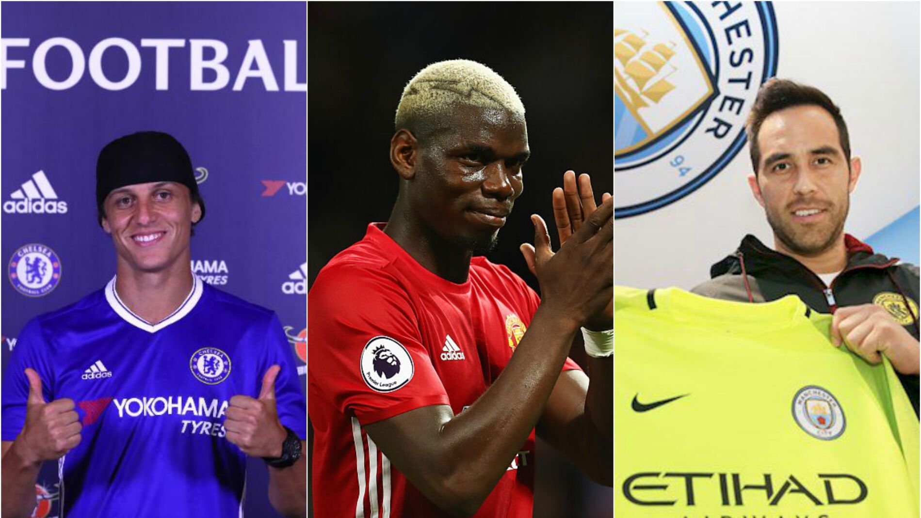 Pogba, David Luiz y Bravo, grandes fichajes del verano