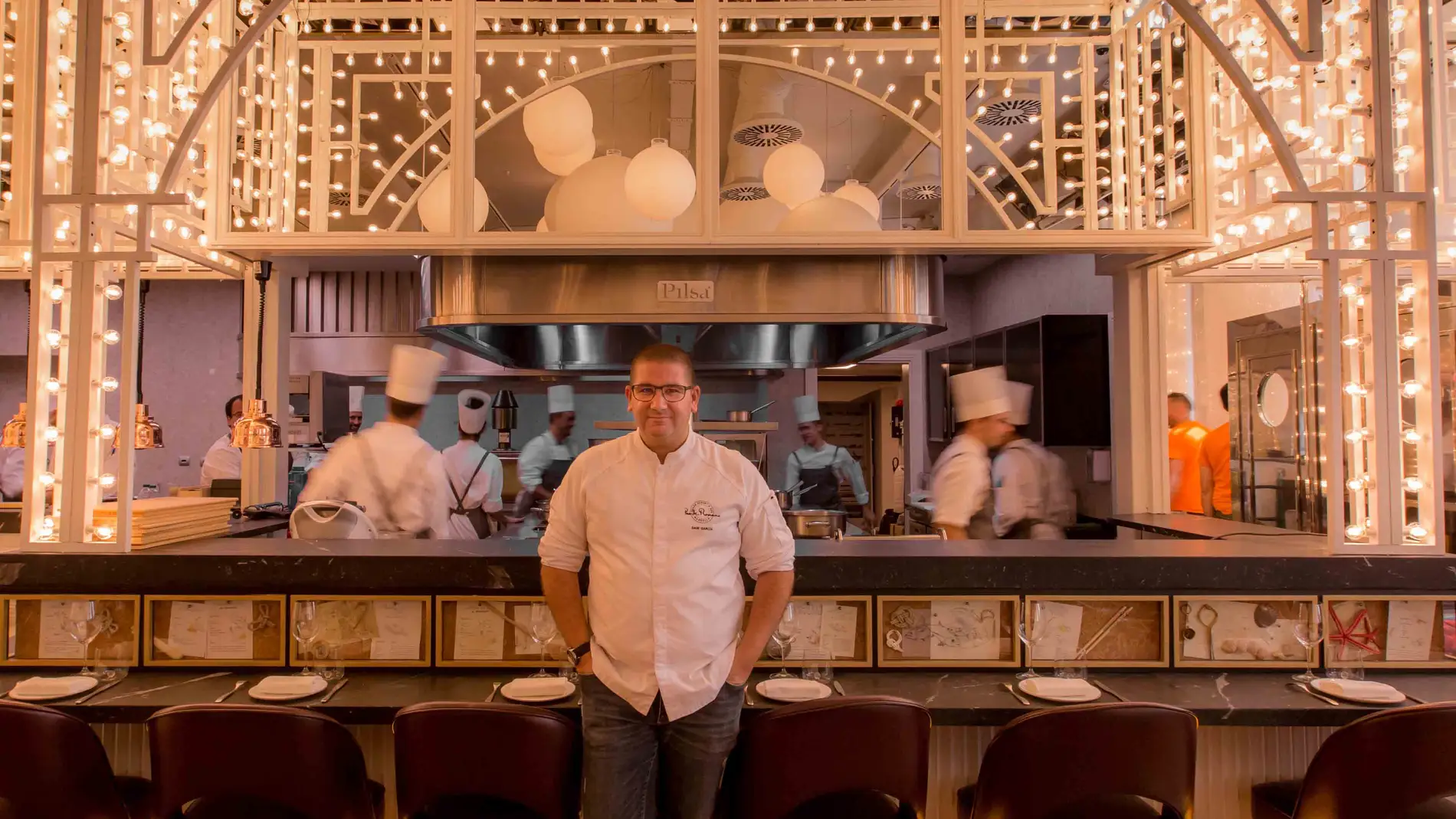 Dani García, en su nuevo local de Madrid.