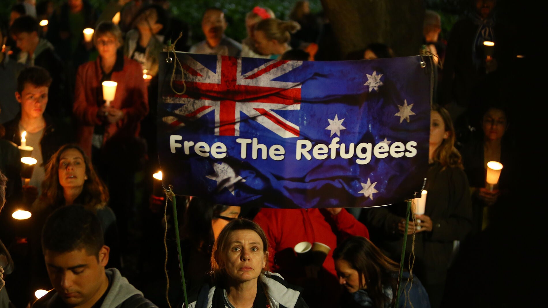 Concentraci&oacute;n a favor de los refugiados