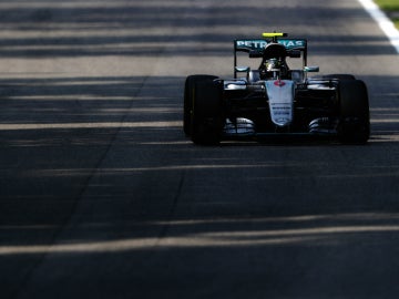 Rosberg rueda en Monza