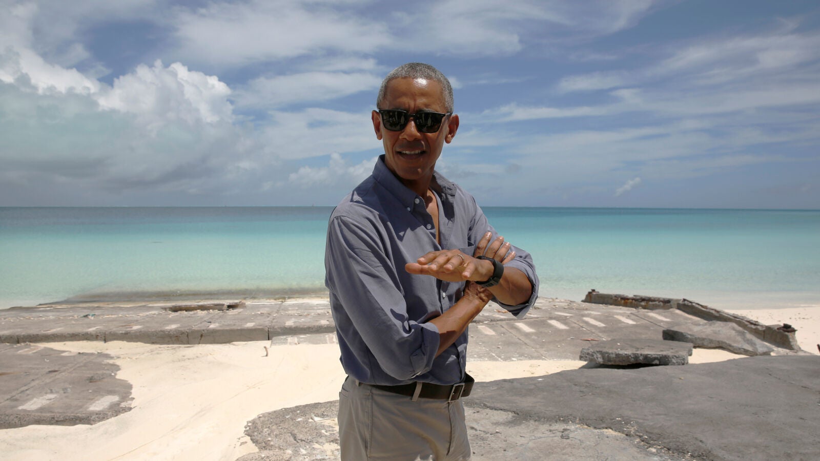 Obama visita la mayor reserva marina del mundo creada por él en Hawai