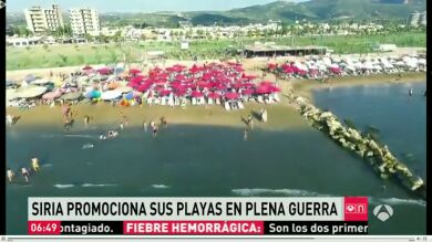 El gobierno sirio publica un polémico vídeo promocionando sus playas