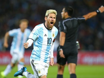 Messi, con Argentina