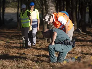 Voluntarios en busca de pruebas de la desaparición de Diana Quer Voluntarios en busca de pruebas de la desaparición de Diana Quer