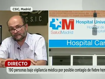 Frame 115.625791 de: "Es muy difícil que se produzcan nuevos contagios de fiebre hemorrágica en España" Frame 115.625791 de: "Es muy difícil que se produzcan nuevos contagios de fiebre hemorrágica en España"